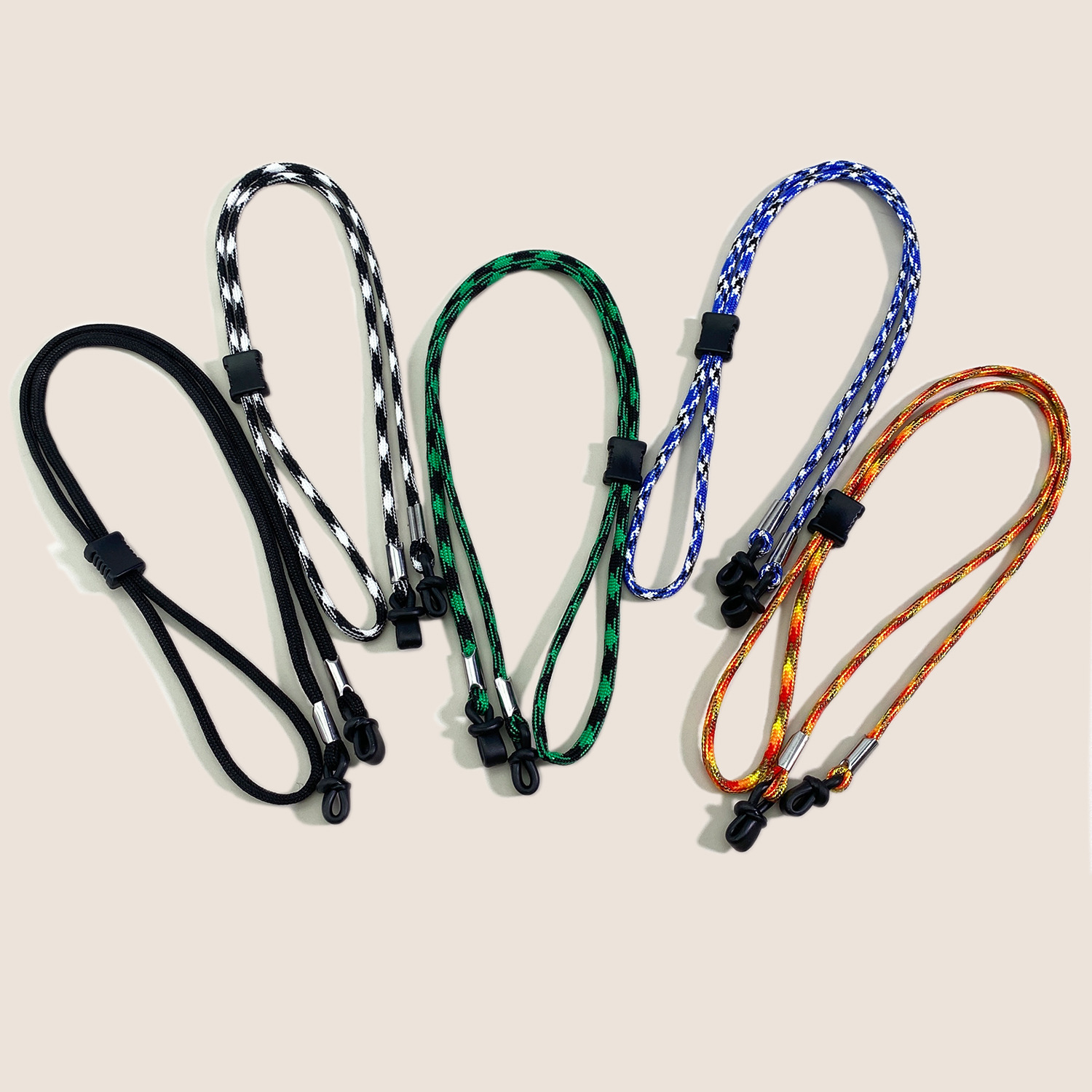 FASHIONABLE BRAIDED NON-SLIP NECK HANGING ADJUSTABLE GLASSES ROPE