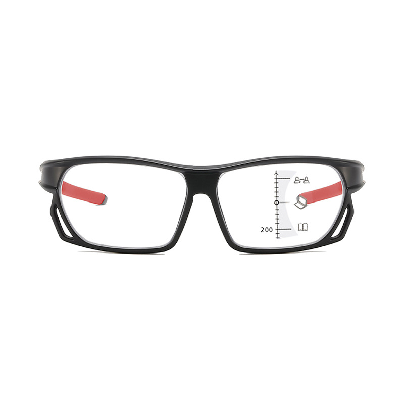 FASHION SPORTS ULTRA-LIGHT FULL-FRAME PROGRESSIVE COLOR READING GLASSES-MANLYKICKS