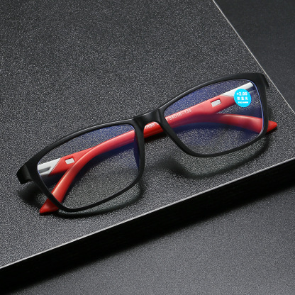 MEN'S SPORTS TWO-COLOR ULTRA-LIGHT ANTI-BLUE LIGHT READING GLASSES-MANLYKICKS