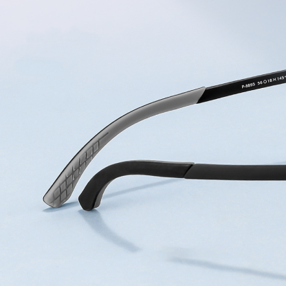 CASUAL BUSINESS METAL SQUARE ANTI-BLUE LIGHT READING GLASSES