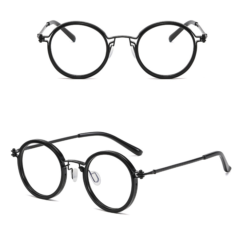 ROUND METAL PUNK-STYLE READING GLASSES