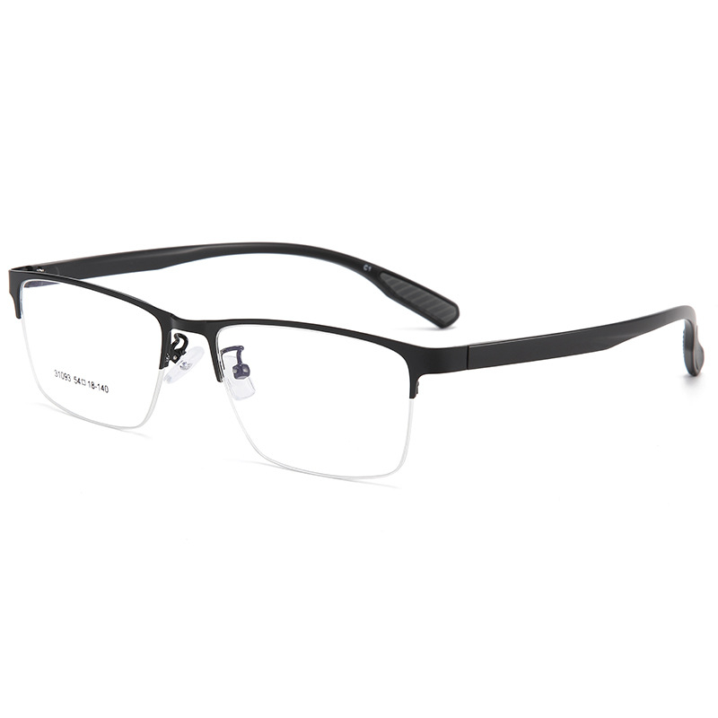 LIGHTWEIGHT METAL HALF-RIM EYEWEAR - PHOTOCHROMIC PROGRESSIVE MULTIFOCAL LENSES, ALL-DAY VISION COMFORT FOR READING, SCREEN & OUTDOOR