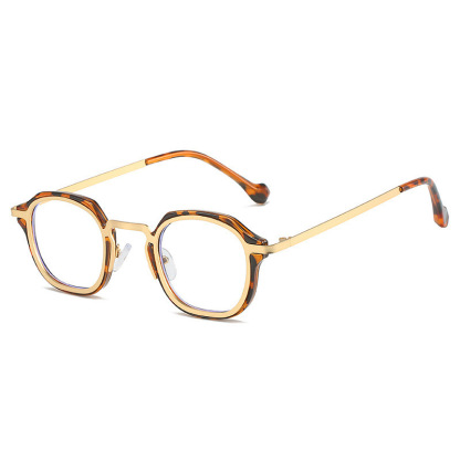 PERSONALIZED RETRO METAL ROUND ANTI-BLUE LIGHT READING GLASSES