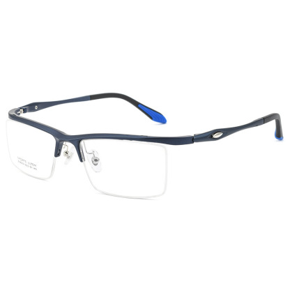 LIGHTWEIGHT HALF-FRAME ANTI-BLUE LIGHT TINTED MULTIFOCAL READING GLASSES