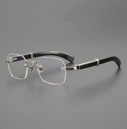 RETRO HIGH-END FRAMELESS BLUE LIGHT BLOCKING READING GLASSES