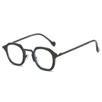 PERSONALIZED RETRO METAL ROUND ANTI-BLUE LIGHT READING GLASSES