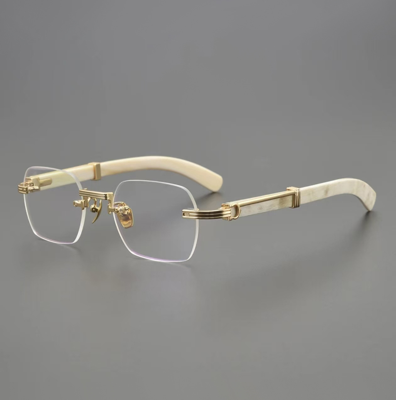 RETRO HIGH-END FRAMELESS BLUE LIGHT BLOCKING READING GLASSES