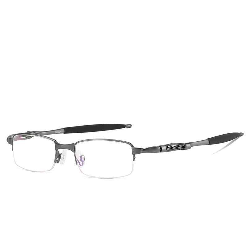 Prescription Glasses - SPRING-LOADED SEMI-RIMLESS PHOTOCHROMIC MULTIFOCAL READING GLASSES