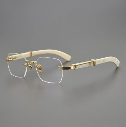 RETRO HIGH-END FRAMELESS BLUE LIGHT BLOCKING READING GLASSES