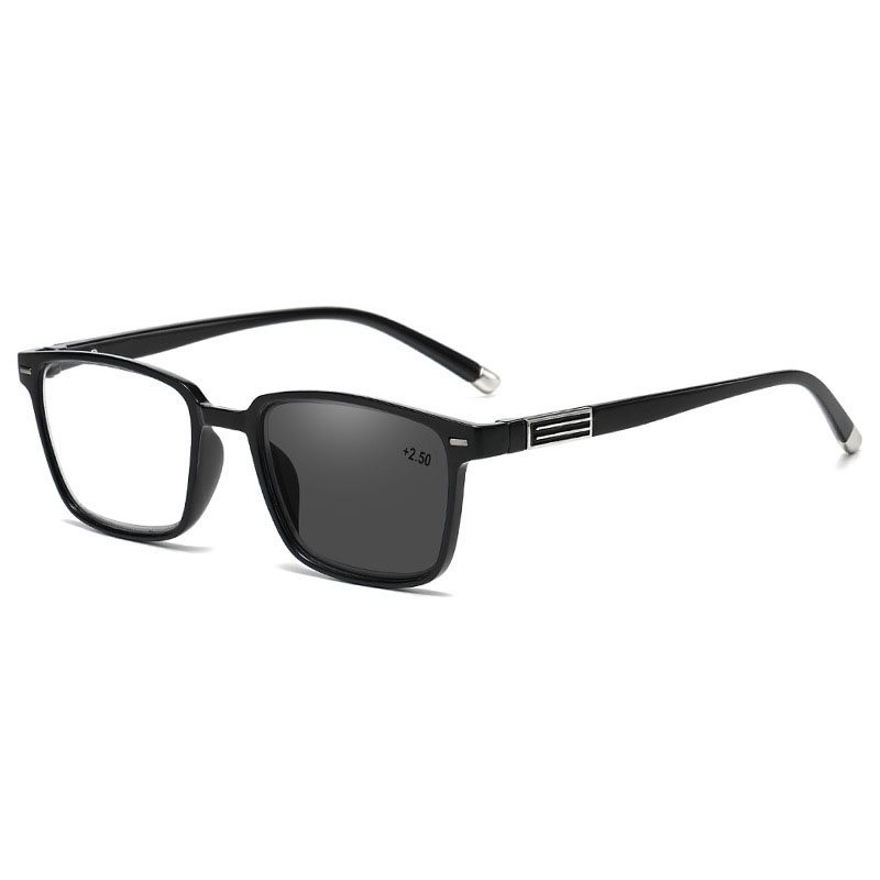 STYLISH TRANSPARENT FRAME PHOTOCHROMIC MULTIFOCAL READING GLASSES