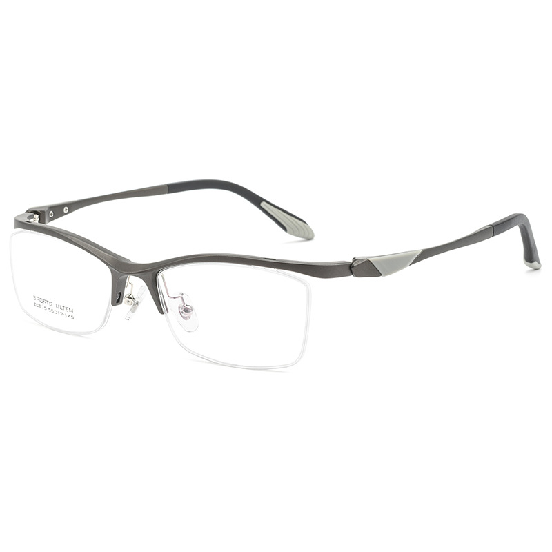 SPORTS PHOTOCHROMIC PROGRESSIVE MULTIFOCAL READING GLASSES WITH HALF-FRAME DESIGN
