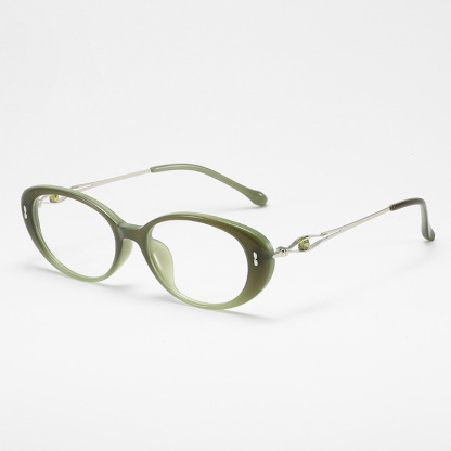 RETRO OVAL RHINESTONE PHOTOCHROMIC MULTIFOCAL READING GLASSES