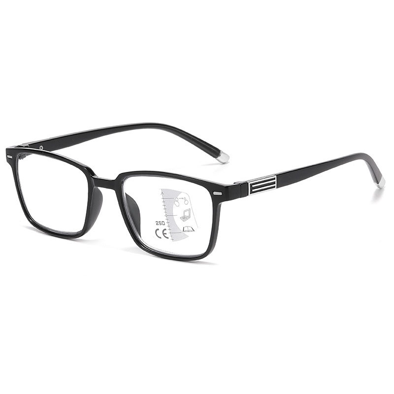 STYLISH TRANSPARENT FRAME PHOTOCHROMIC MULTIFOCAL READING GLASSES