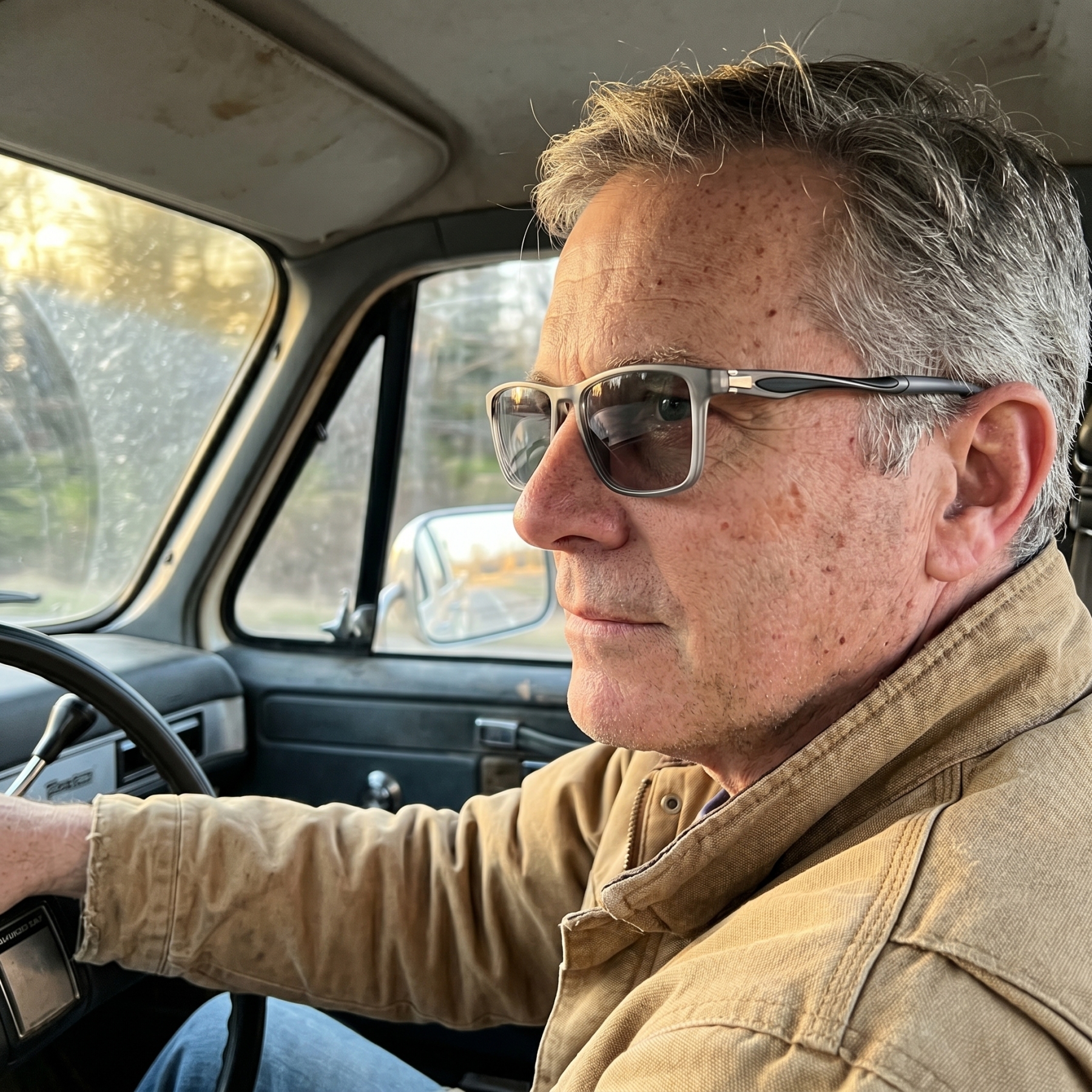 MEN'S ULTRA-LIGHT FULL-FRAME SPRING READING GLASSES