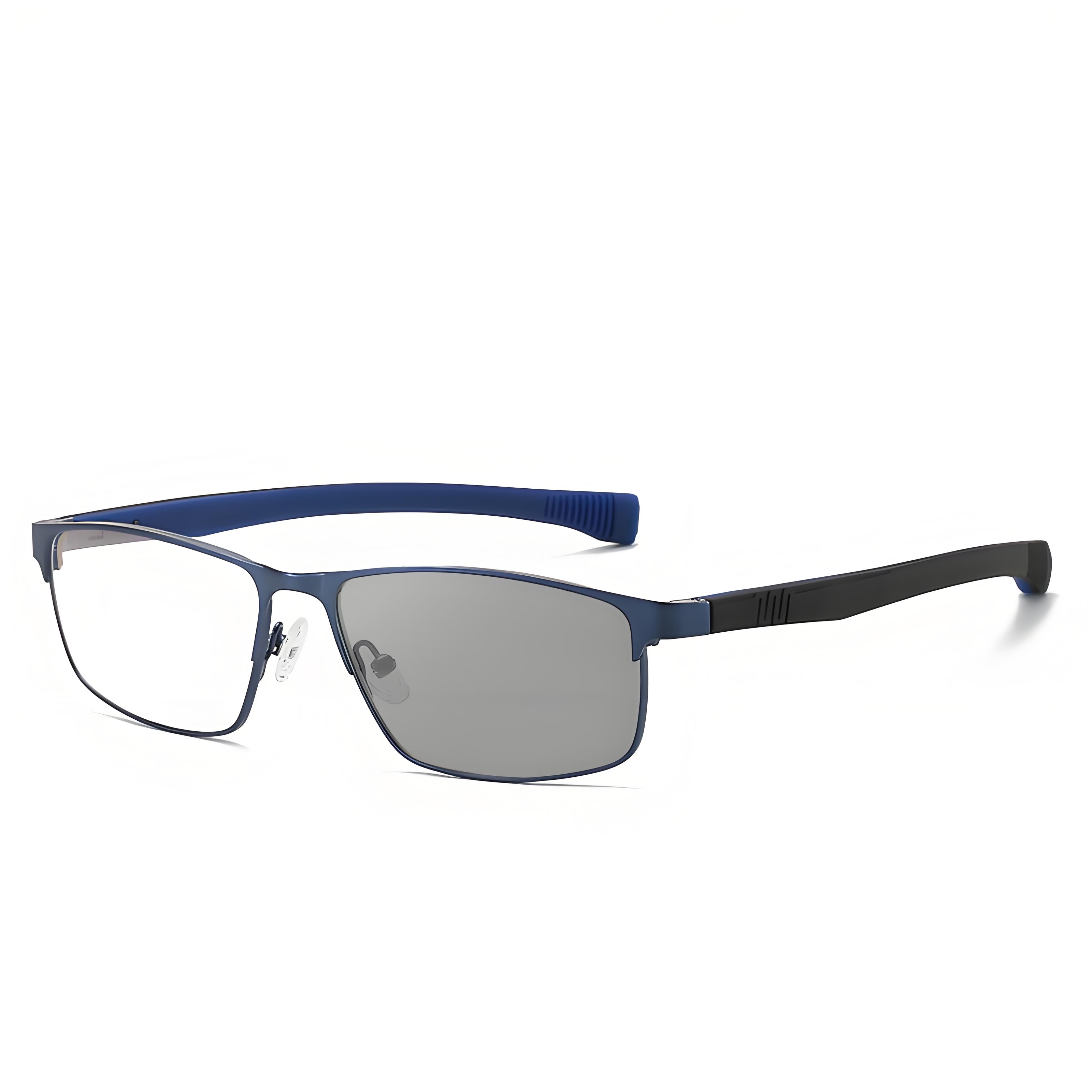 PHOTOCHROMIC MULTIFOCAL SPORTS GLASSES WITH MAGNETIC FLEX TEMPLES