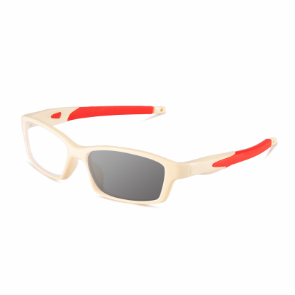MEN'S RETRO SQUARE FRAME SPORTS ANTI-BLUE LIGHT PHOTOCHROMIC READING GLASSES