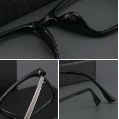 SIMPLE SQUARE FRAME COLOR-CHANGING MULTIFOCAL READING GLASSES