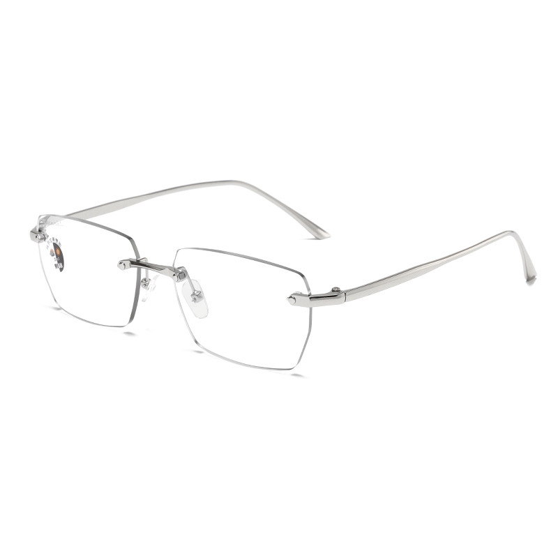 CLEAR METAL PHOTOCHROMIC MULTIFOCAL READING GLASSES