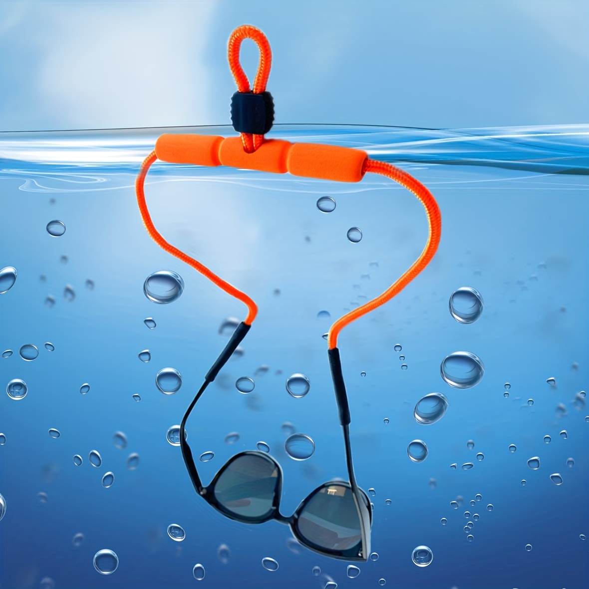 SPORTS ADJUSTABLE ANTI-DROP EVA GLASSES ROPE FOR BEACH SNORKELING