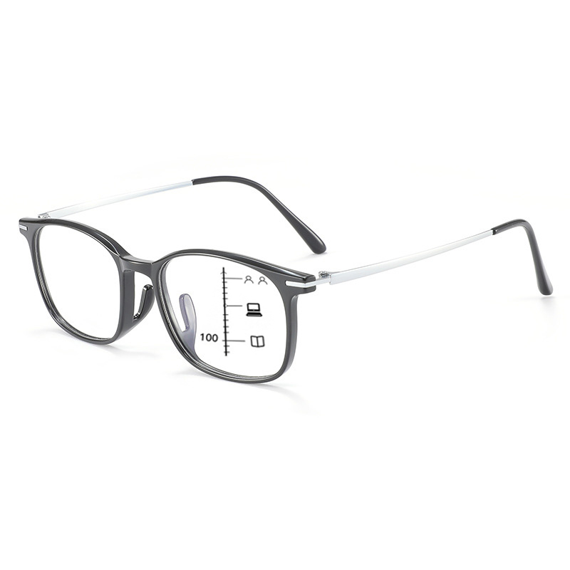 ULTRALIGHT TITANIUM-FRAME BLUE-LIGHT BLOCKING PHOTOCHROMIC MULTIFOCAL GLASSES