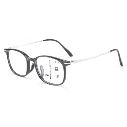 ULTRALIGHT TITANIUM-FRAME BLUE-LIGHT BLOCKING PHOTOCHROMIC MULTIFOCAL GLASSES