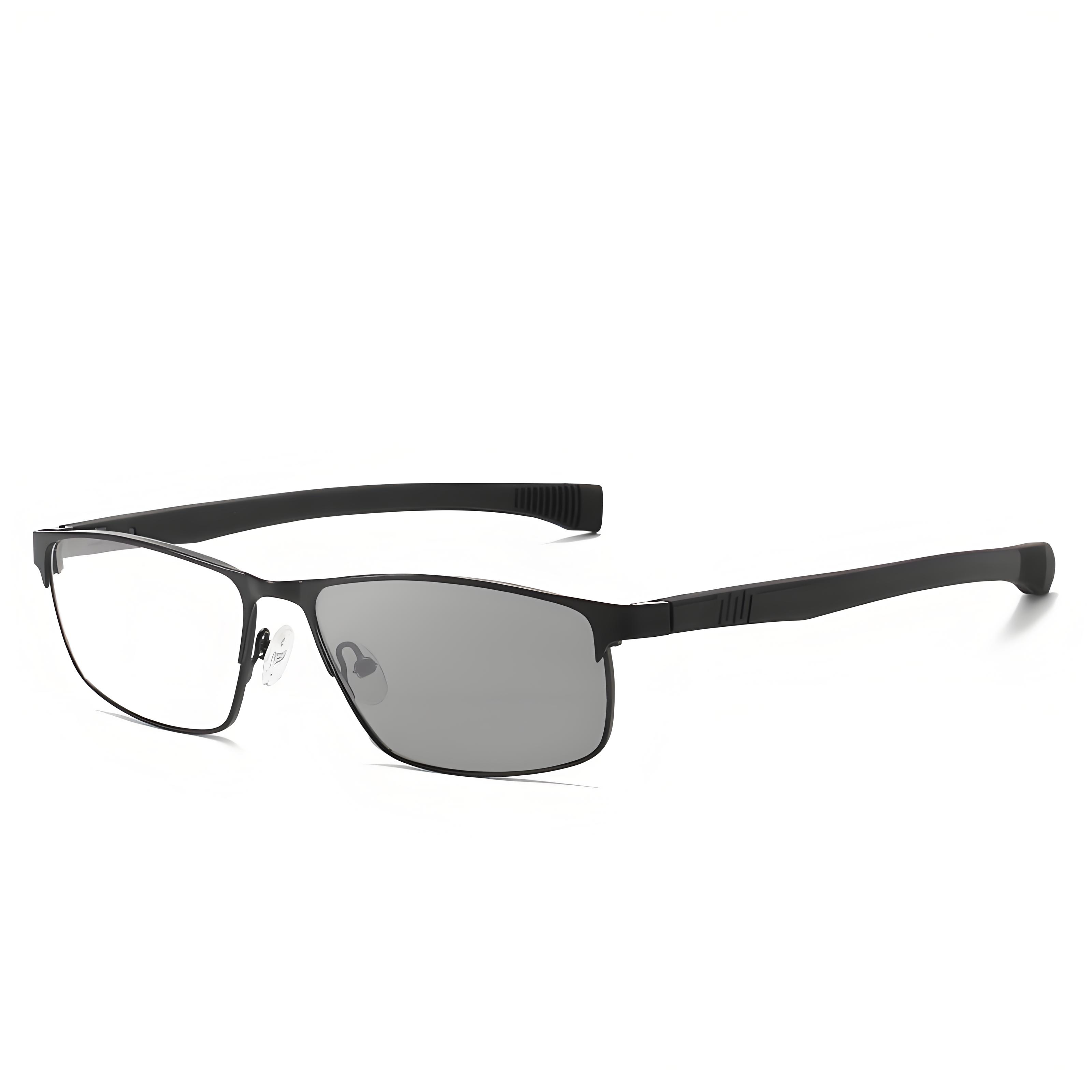 PHOTOCHROMIC MULTIFOCAL SPORTS GLASSES WITH MAGNETIC FLEX TEMPLES