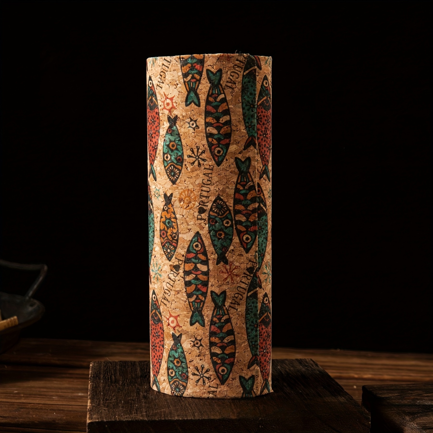 VINTAGE HANDMADE LEATHER PATTERN GLASSES STORAGE BOX SUITABLE FOR MEN AND WOMEN