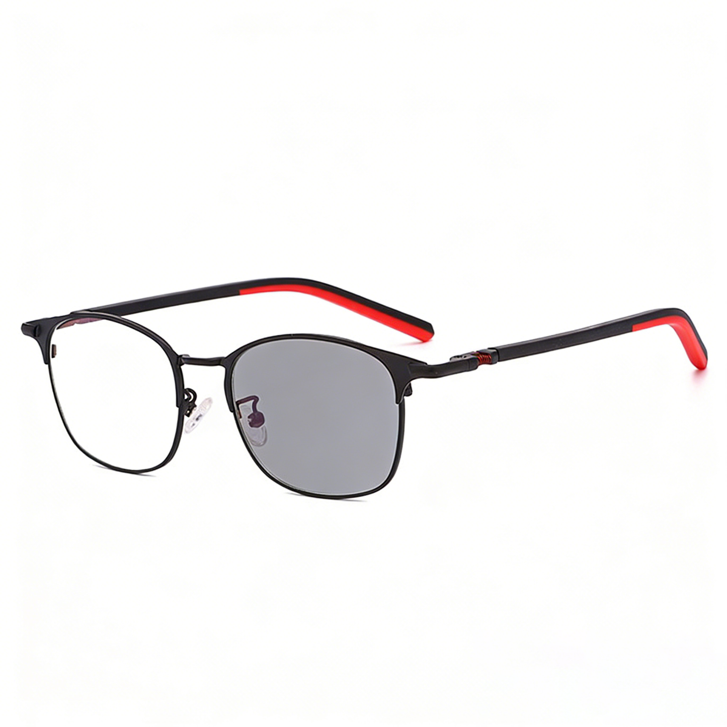 FULL-FRAME RETRO SPORTS ANTI-BLUE LIGHT PHOTOCHROMIC PROGRESSIVE READING GLASSES
