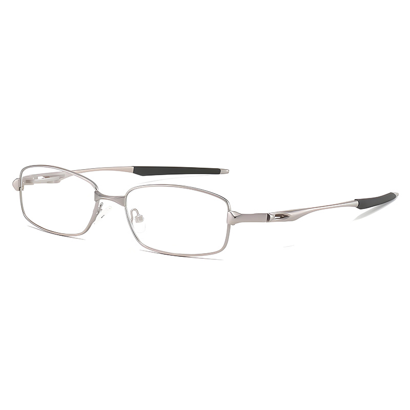 LIGHTWEIGHT METAL READING GLASSES WITH SPRING HINGES