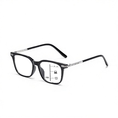 RETRO SQUARE BLUE LIGHT BLOCKING READING GLASSES FOR MEN WOMEN, LIGHTWEIGHT SPRING HINGE PRESBYOPIA EYEGLASSES