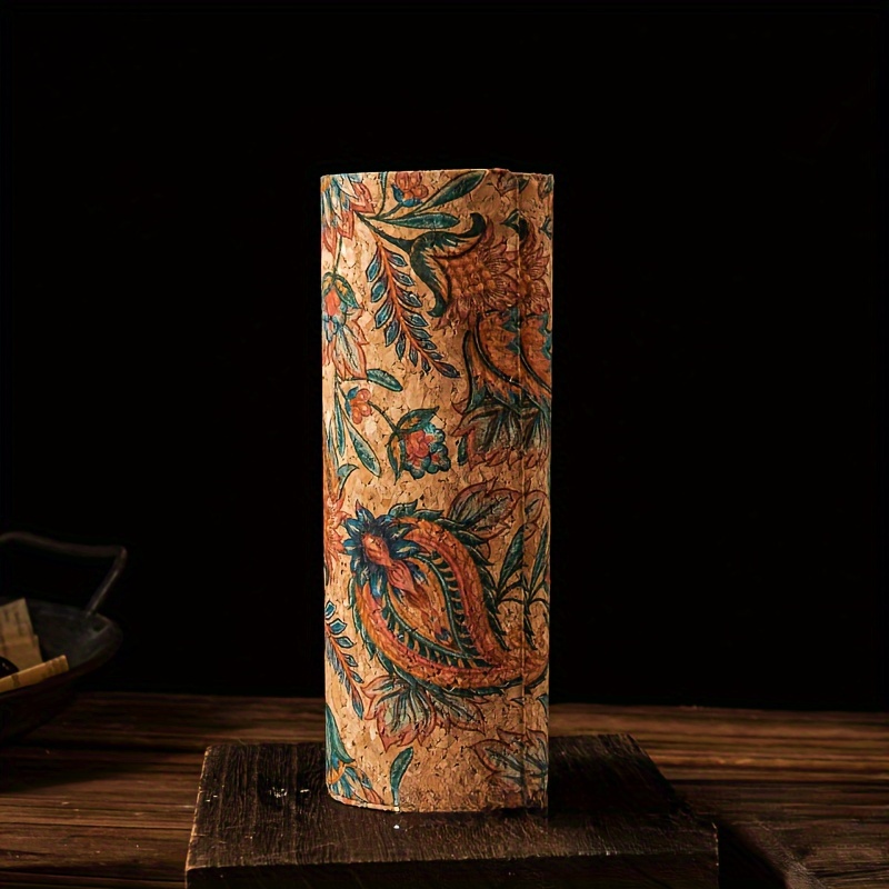 VINTAGE HANDMADE LEATHER PATTERN GLASSES STORAGE BOX SUITABLE FOR MEN AND WOMEN