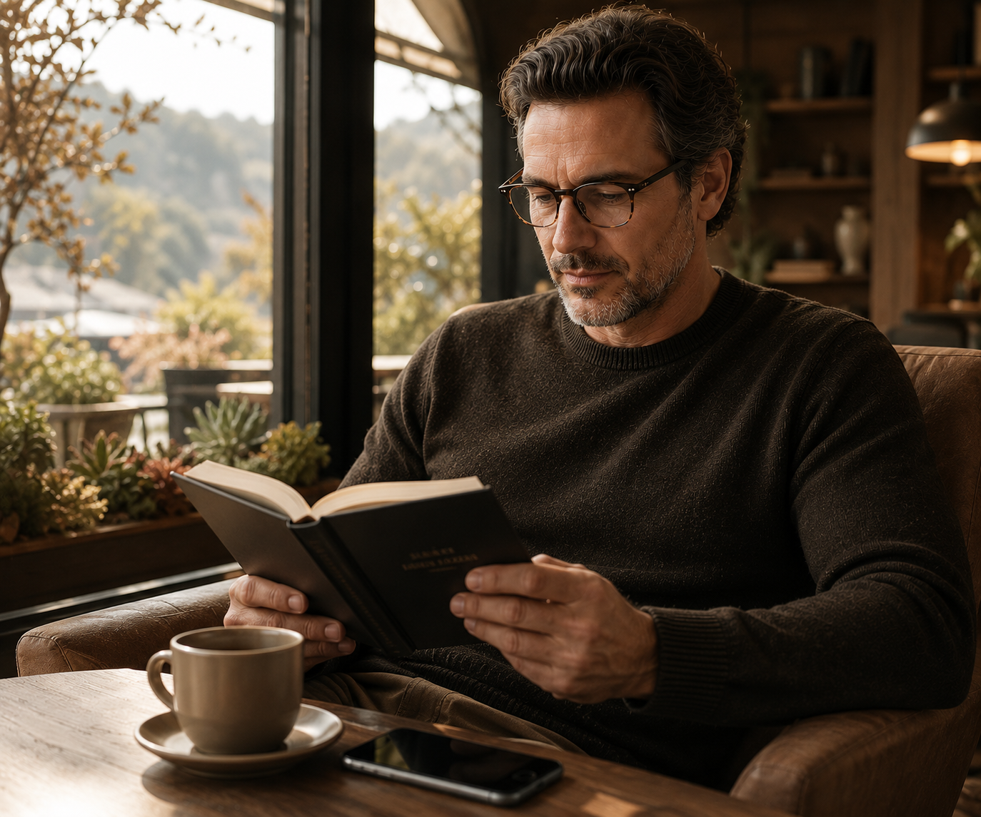 Reading with progressive lenses