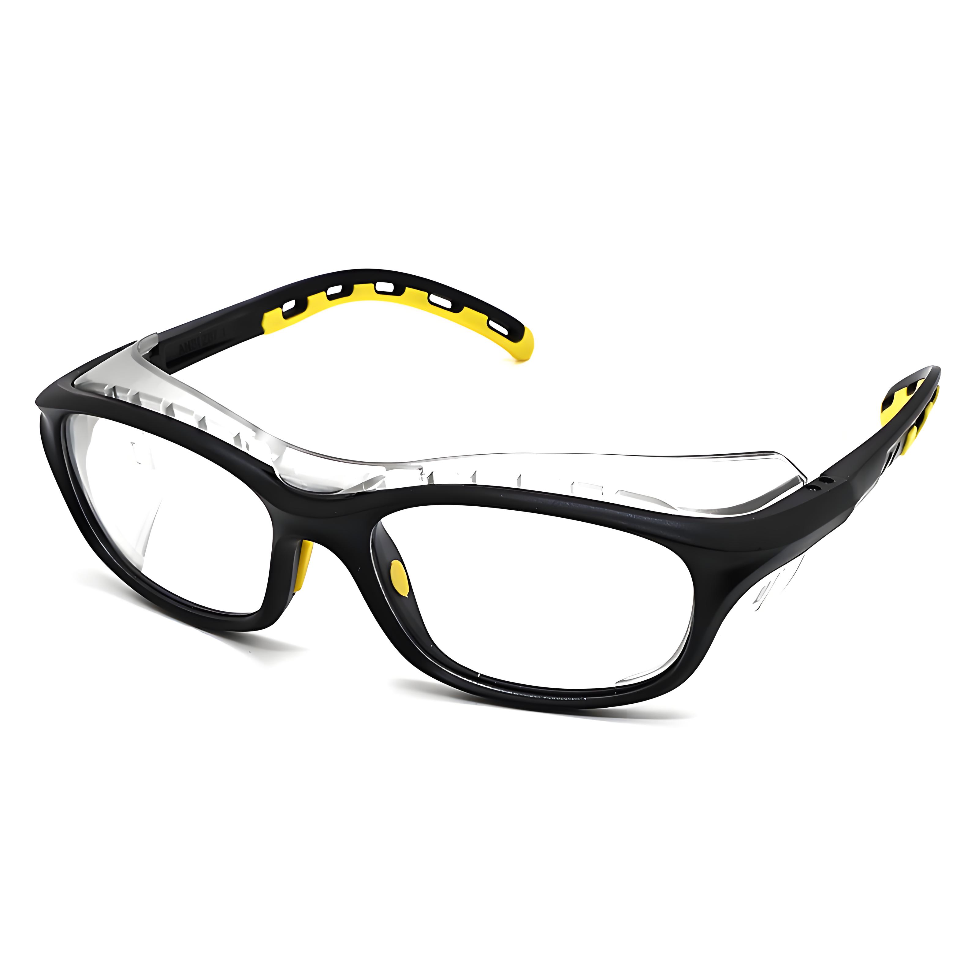 PROTECTIVE READING GLASSES WITH SIDE SHIELDS FOR DUST AND AIRBORNE PARTICLES