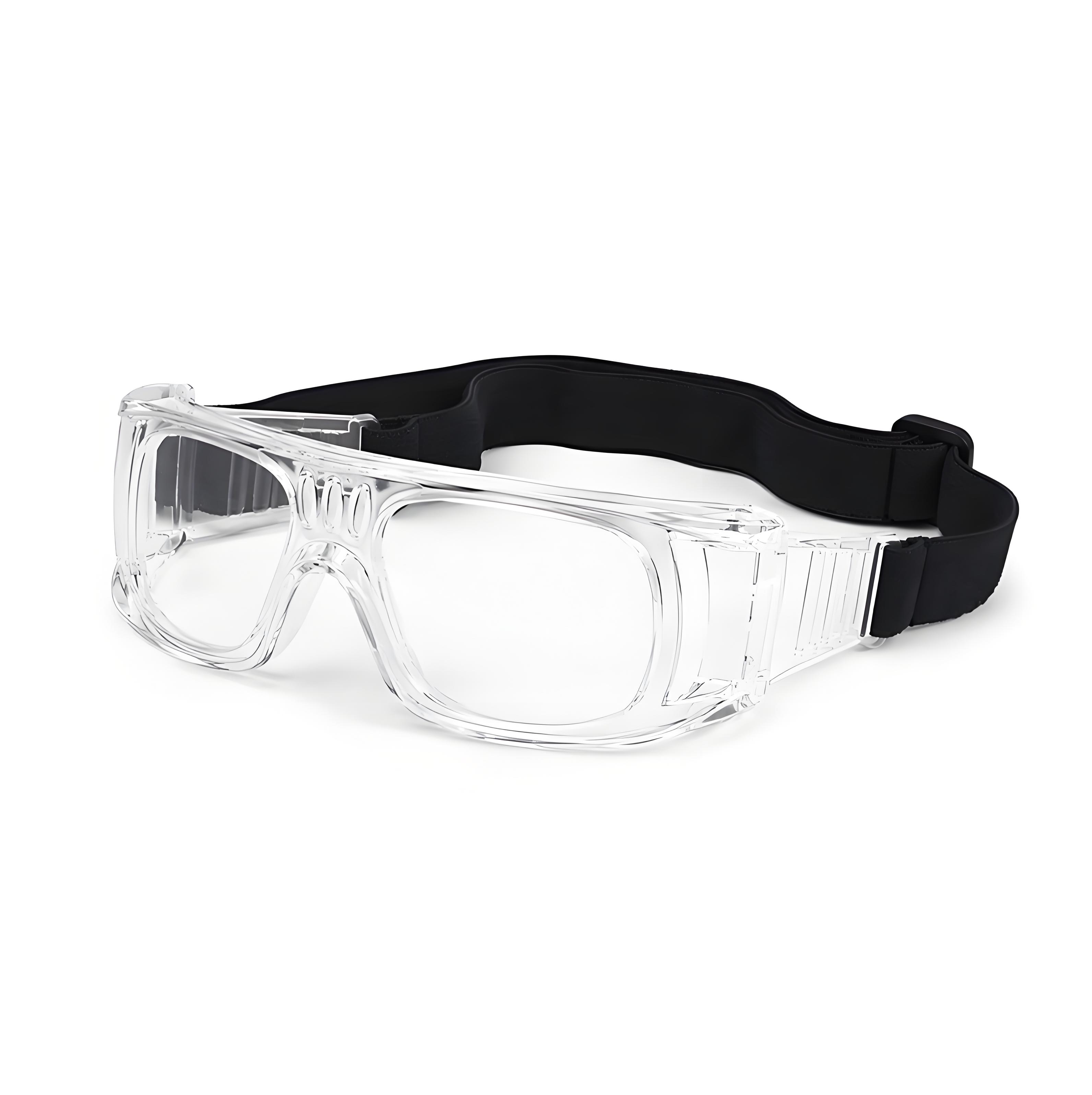 STAY-PUT SPORTS GLASSES WITH ADJUSTABLE RETENTION STRAP