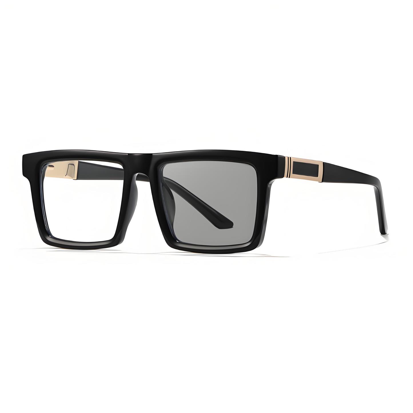 GRADIENT SQUARE FRAME PHOTOCHROMIC MULTIFOCAL GLASSES