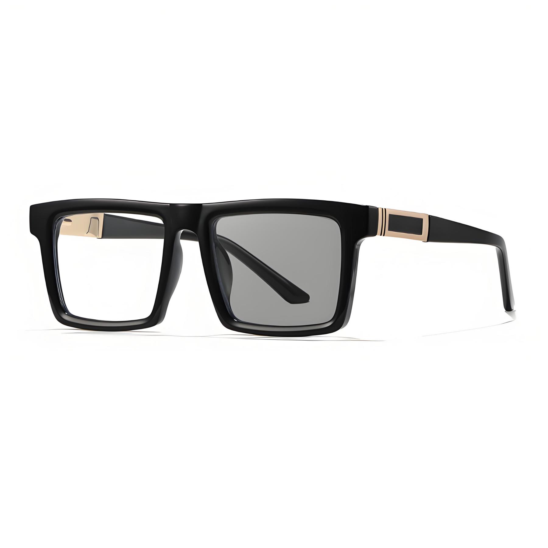 GRADIENT SQUARE FRAME PHOTOCHROMIC MULTIFOCAL GLASSES