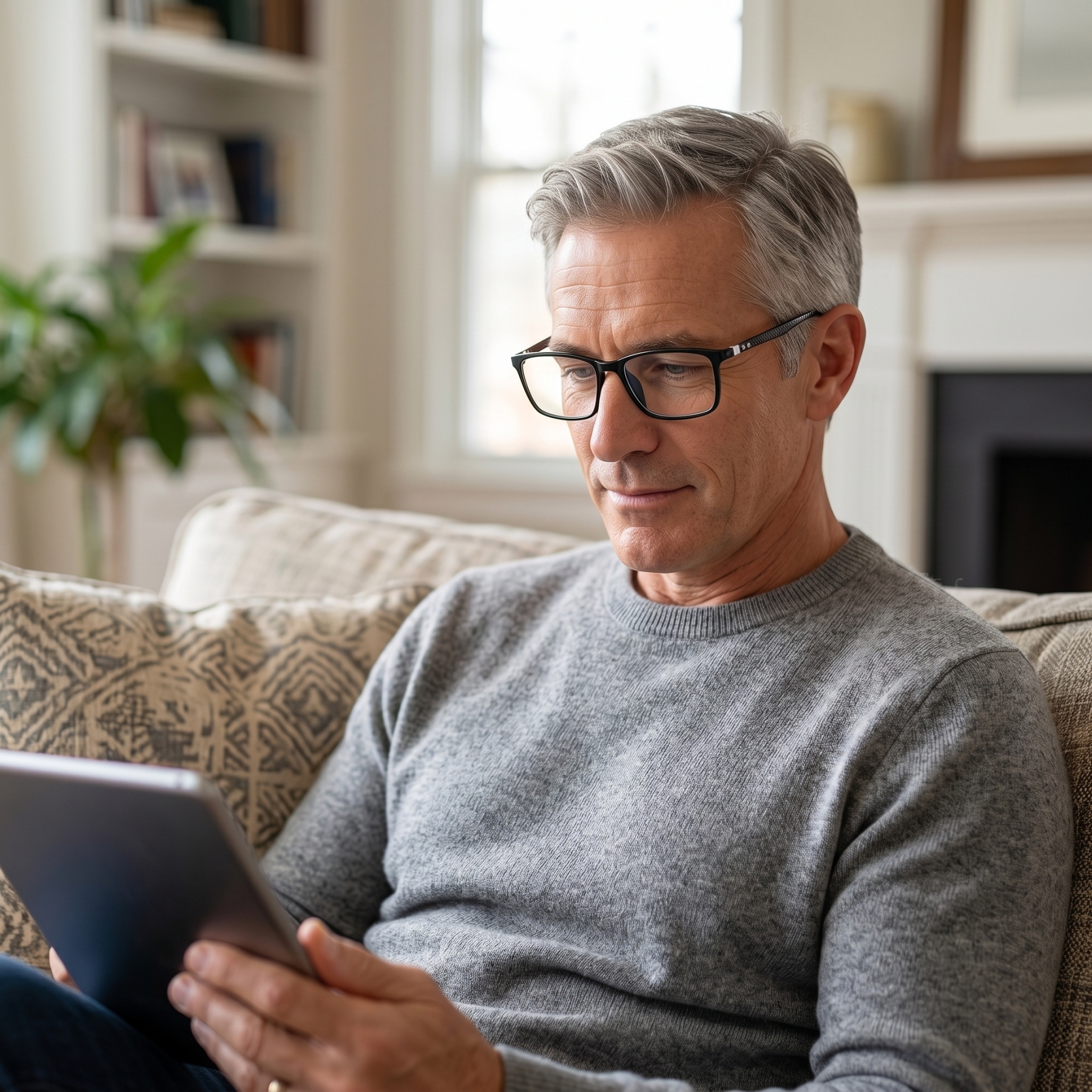 Prescription Glasses - BUSINESS CARBON FIBER ULTRALIGHT ANTI-BLUE LIGHT  GLASSES