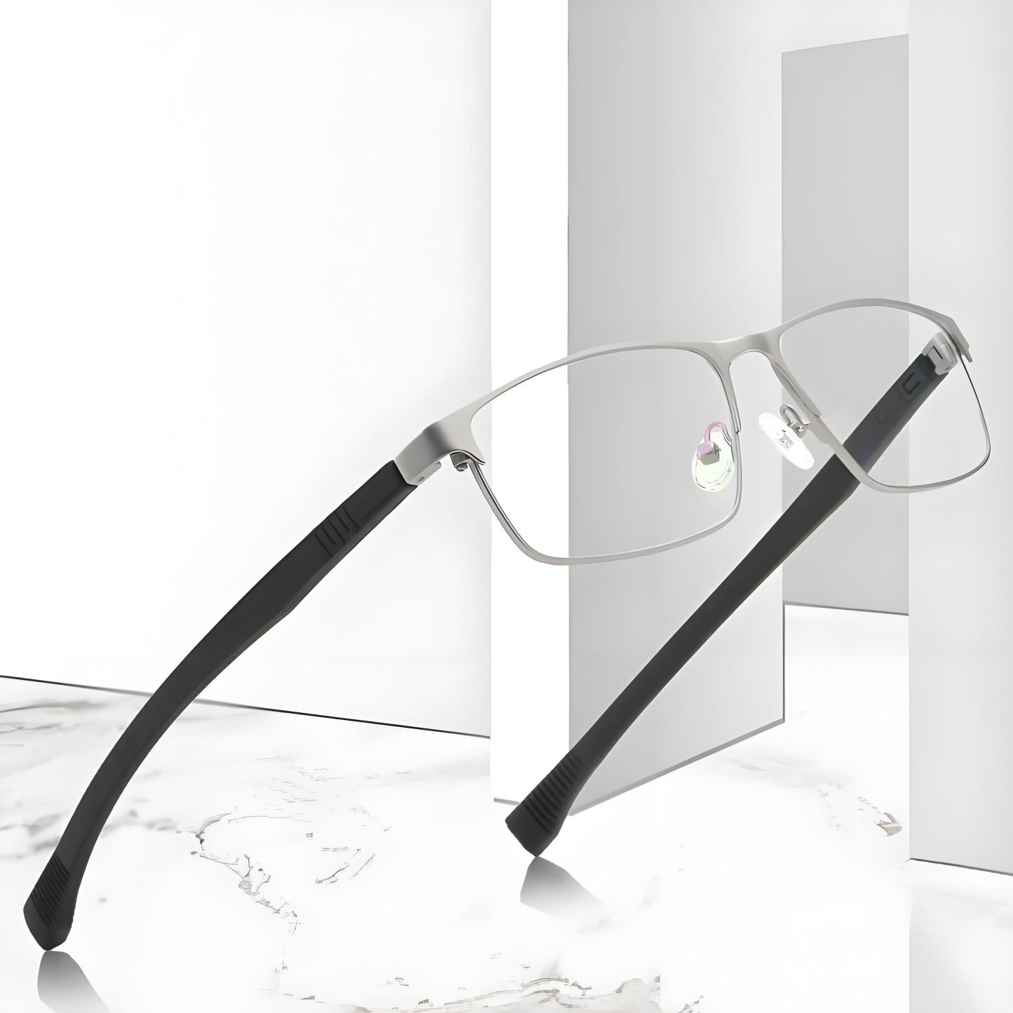 PHOTOCHROMIC MULTIFOCAL SPORTS GLASSES WITH MAGNETIC FLEX TEMPLES
