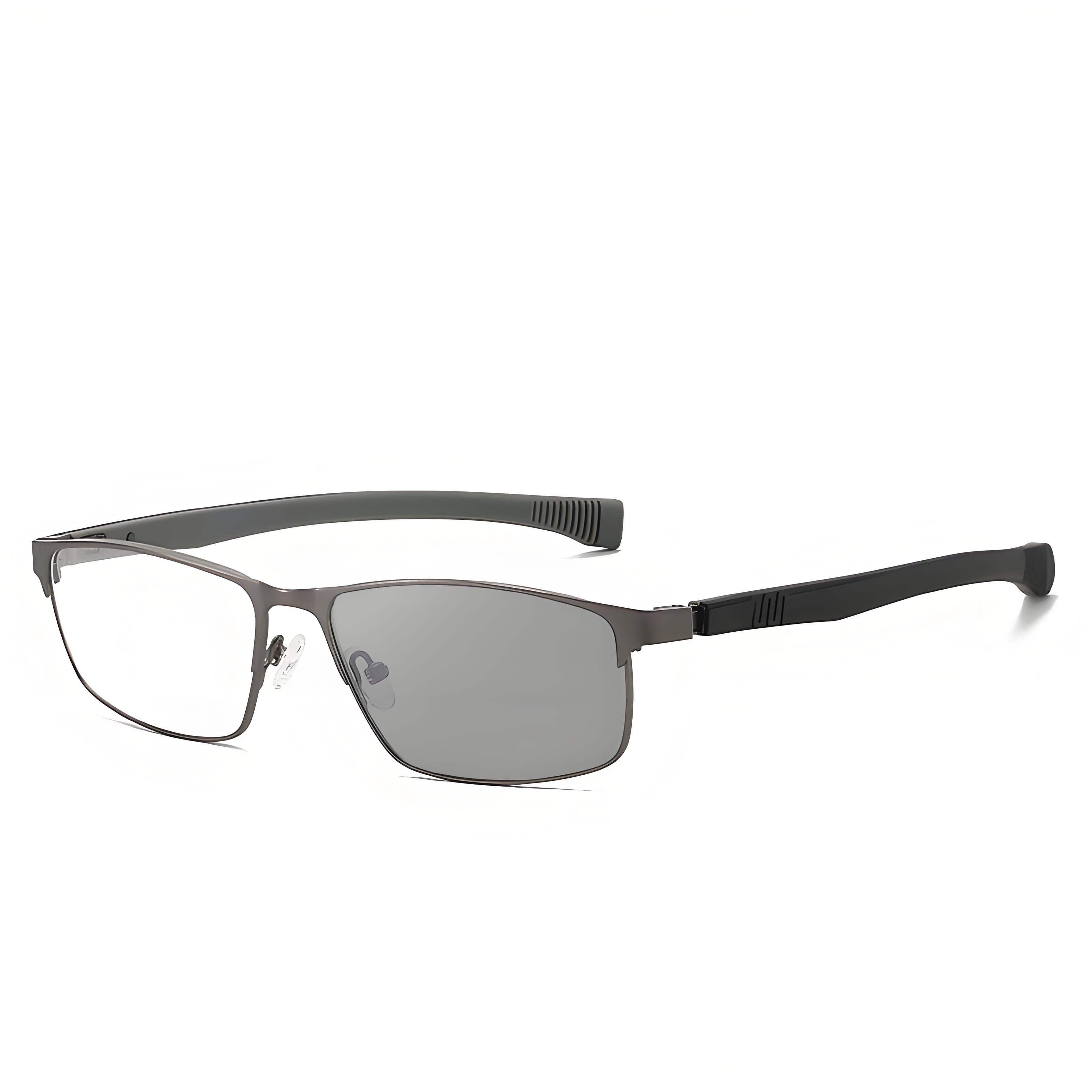 PHOTOCHROMIC MULTIFOCAL SPORTS GLASSES WITH MAGNETIC FLEX TEMPLES