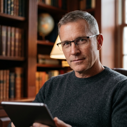 ULTRA-LIGHT METAL SEMI-RIMLESS PHOTOCHROMIC MULTIFOCAL READING GLASSES