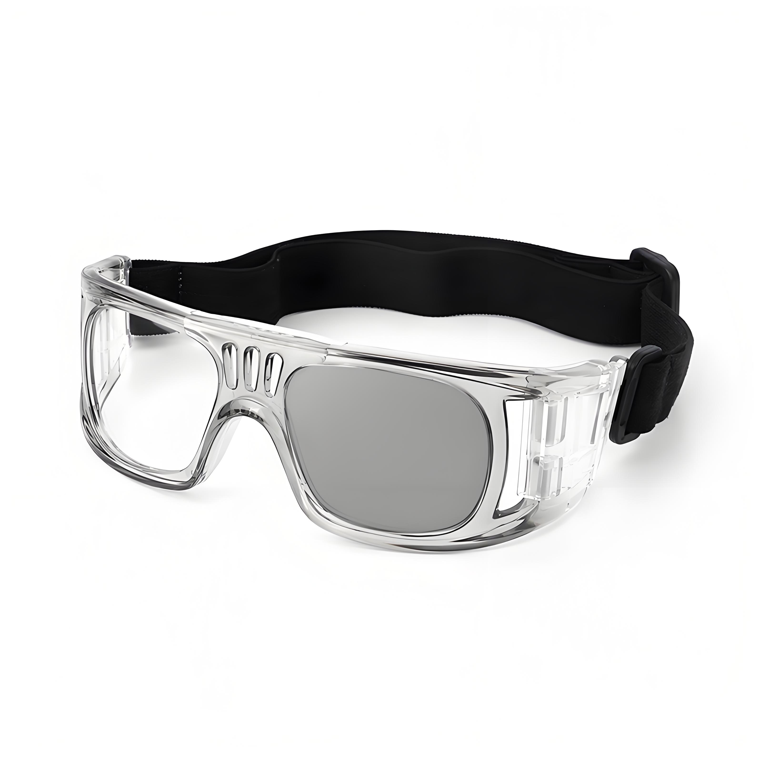 STAY-PUT SPORTS GLASSES WITH ADJUSTABLE RETENTION STRAP