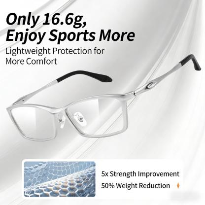 FULL-FRAME SPORT STYLE LIGHTWEIGHT NON-SLIP COMFORT PHOTOCHROMIC PROGRESSIVE MULTIFOCAL READING GLASSES