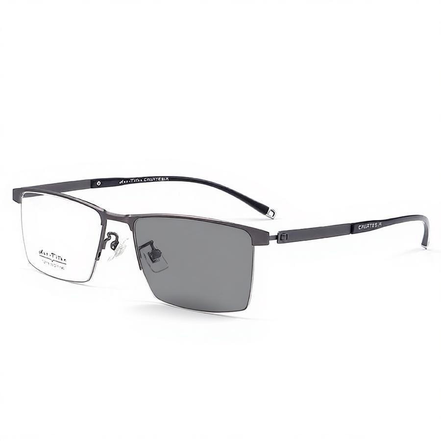 BUSINESS CASUAL PURE TITANIUM COLOR CHANGING MULTI-FOCAL READING GLASSES