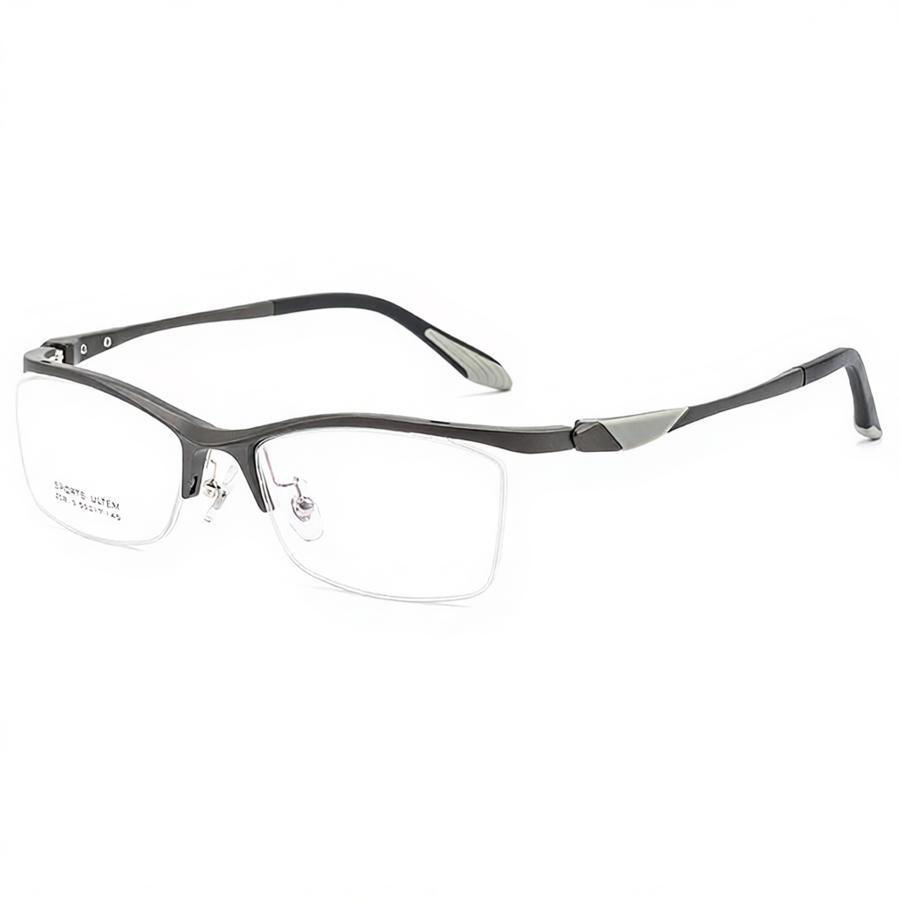 SPORTS PHOTOCHROMIC PROGRESSIVE MULTIFOCAL READING GLASSES WITH HALF-FRAME DESIGN
