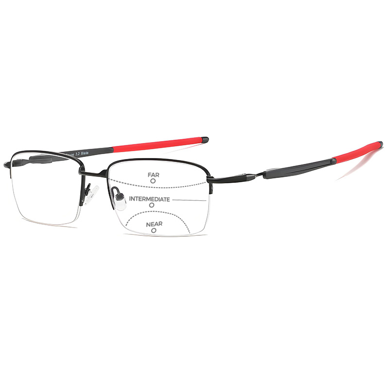 LIGHTWEIGHT MEN’S READING GLASSES WITH REINFORCED HINGES
