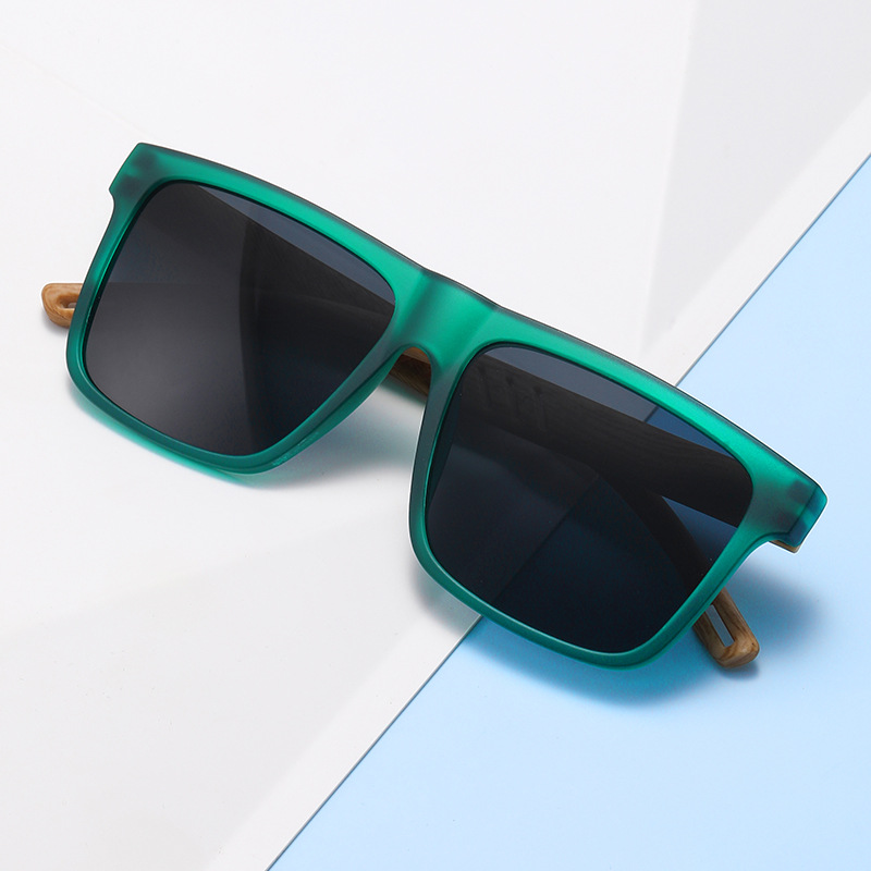VINTAGE BAMBOO WOOD POLARIZED SUNGLASSES