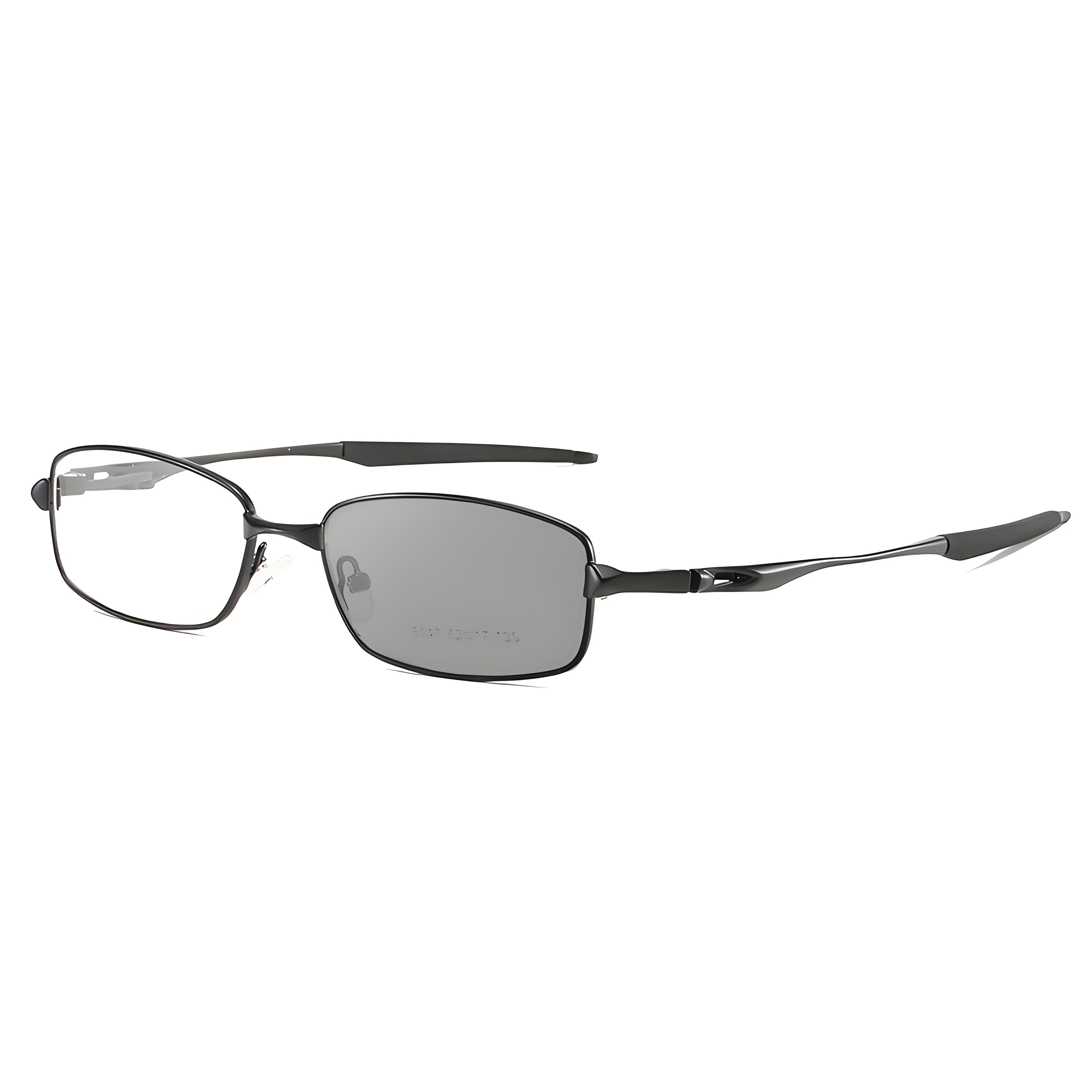 LIGHTWEIGHT METAL READING GLASSES WITH SPRING HINGES