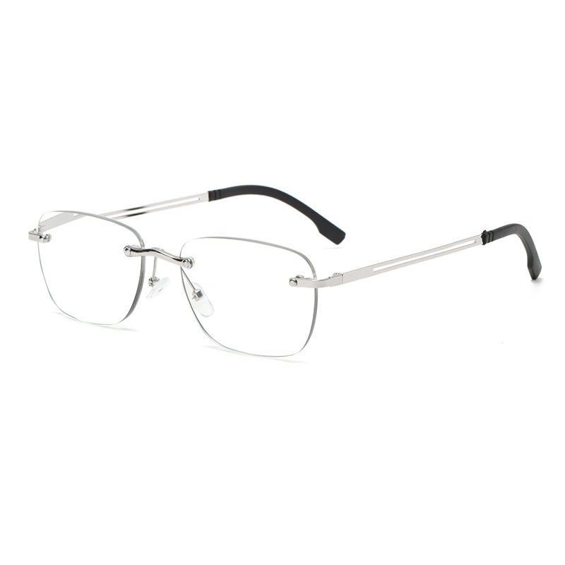CLEAR METAL PHOTOCHROMIC MULTIFOCAL READING GLASSES