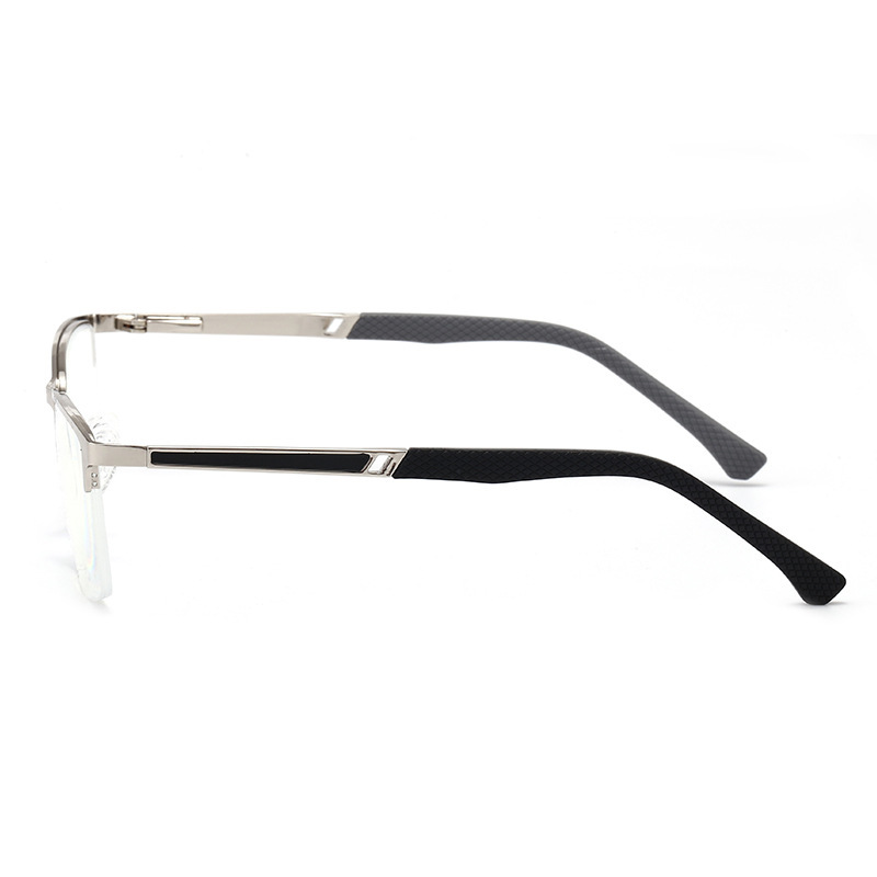 Prescription Glasses - MEN'S RETRO HALF-FRAME ANTI-BLUE LIGHT  GLASSES