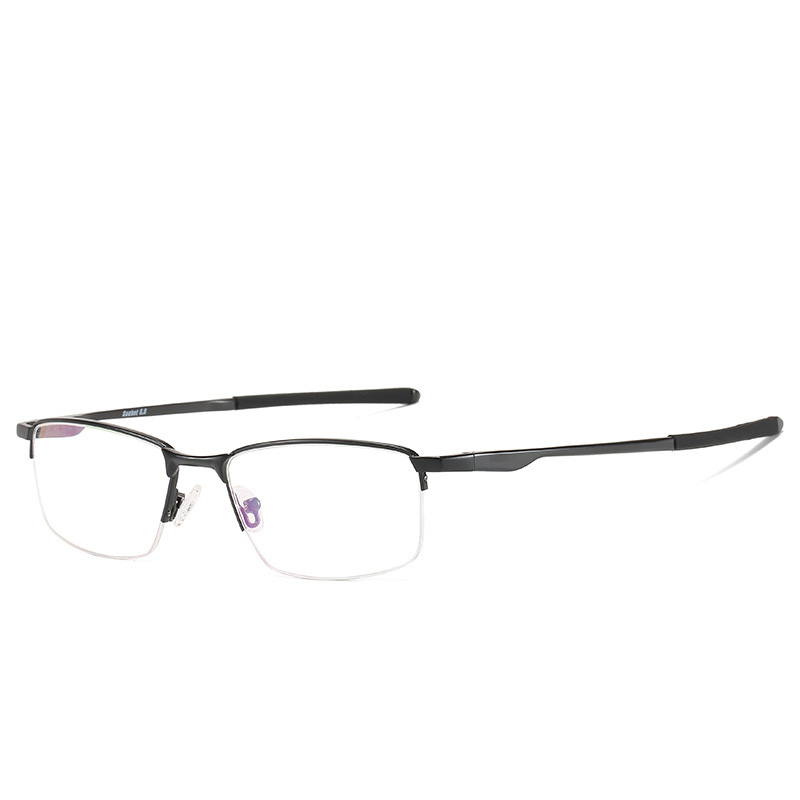 BUSINESS-STYLE SEMI-RIMLESS MINIMALIST PHOTOCHROMIC MULTIFOCAL READING GLASSES